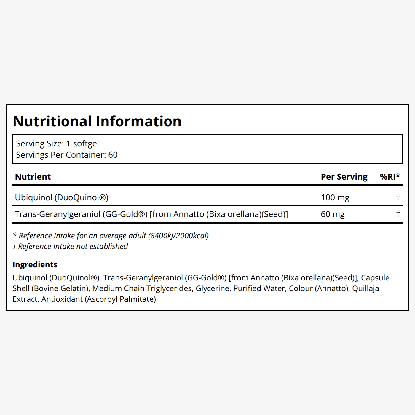 CoQnol™ 100 mg - Image 2