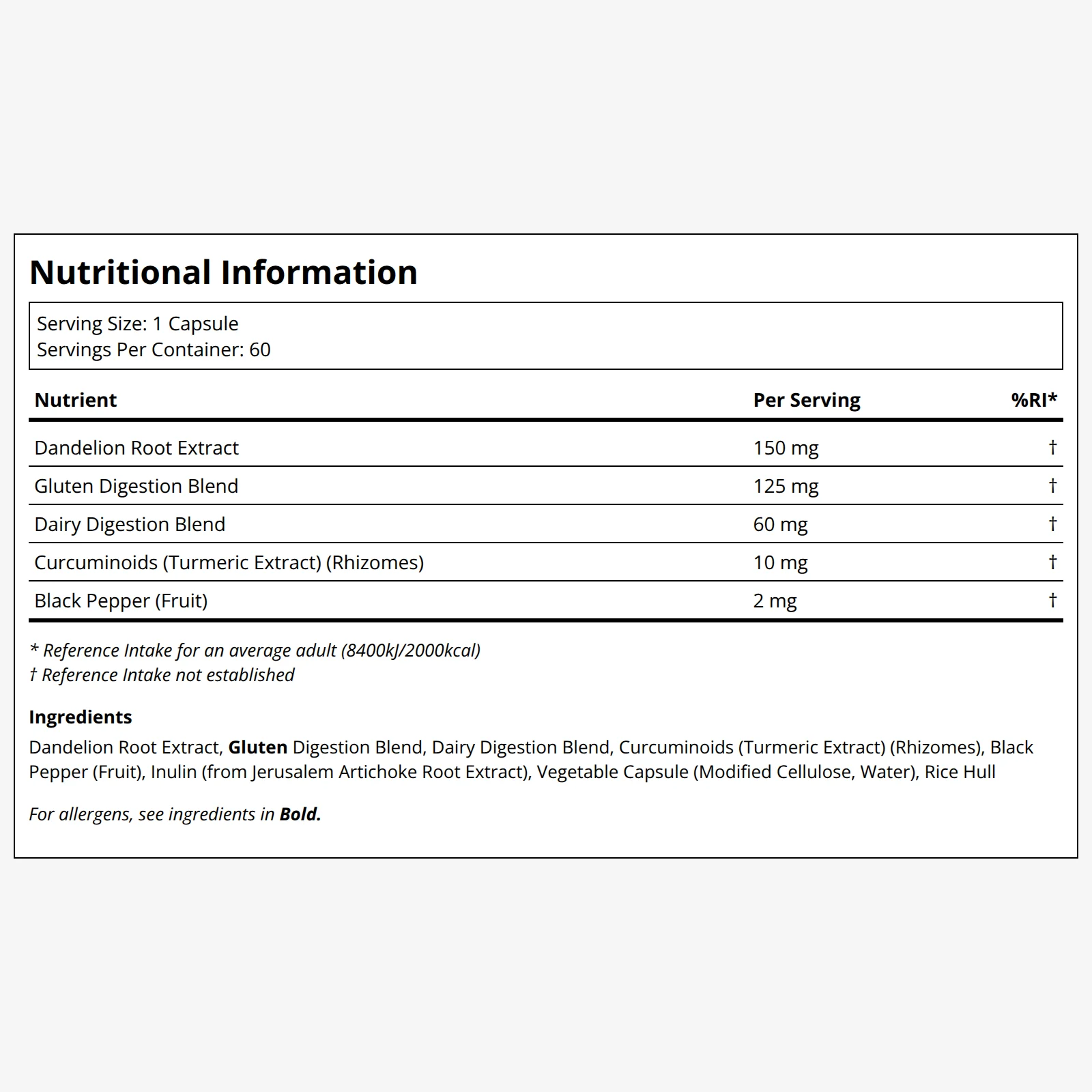 Dairy + Gluten Digestive Enzymes - Image 2