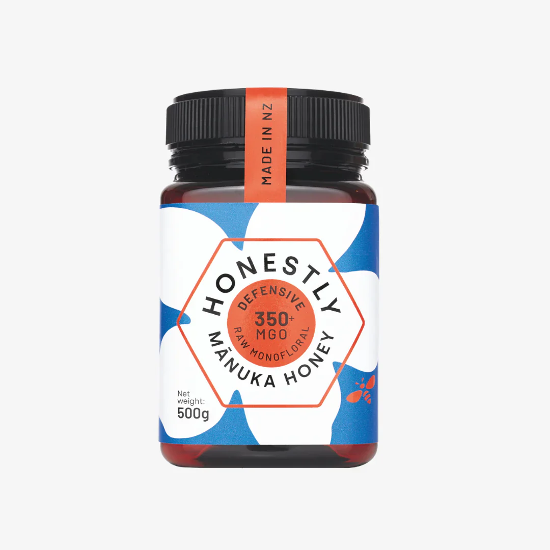 Honestly 350+ MGO Mānuka Honey (Defensive) - 500g