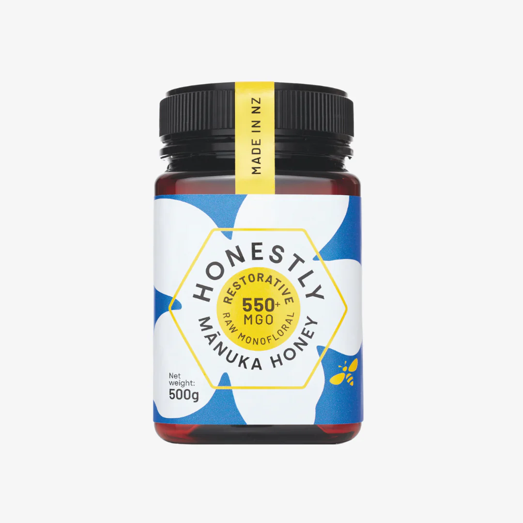 Honestly 550+ MGO Mānuka Honey (Restorative) - 500g