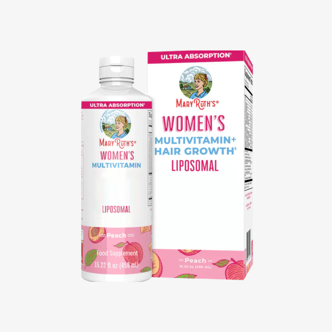 Womens Multivitamin + Lustriva Hair Growth Liposomal - Peach