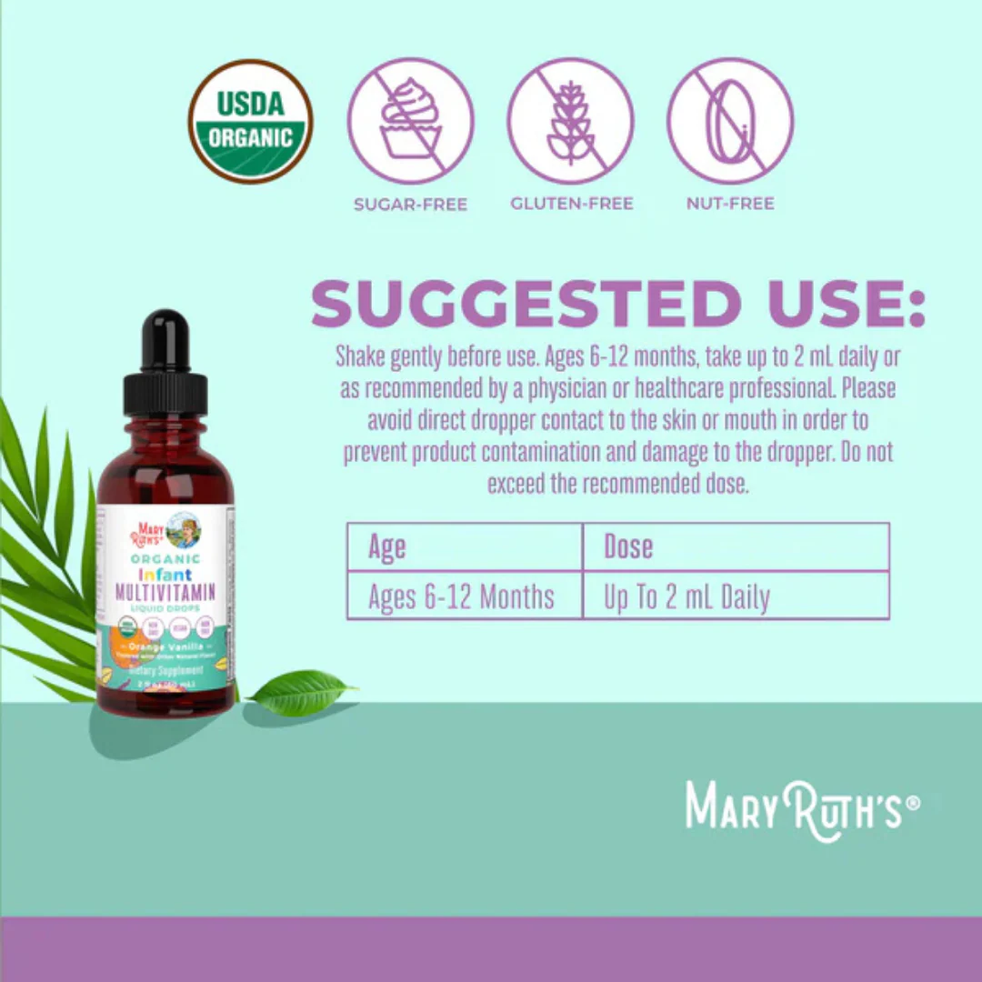 Infant Multivitamin Drops - Vanilla Orange - Image 3