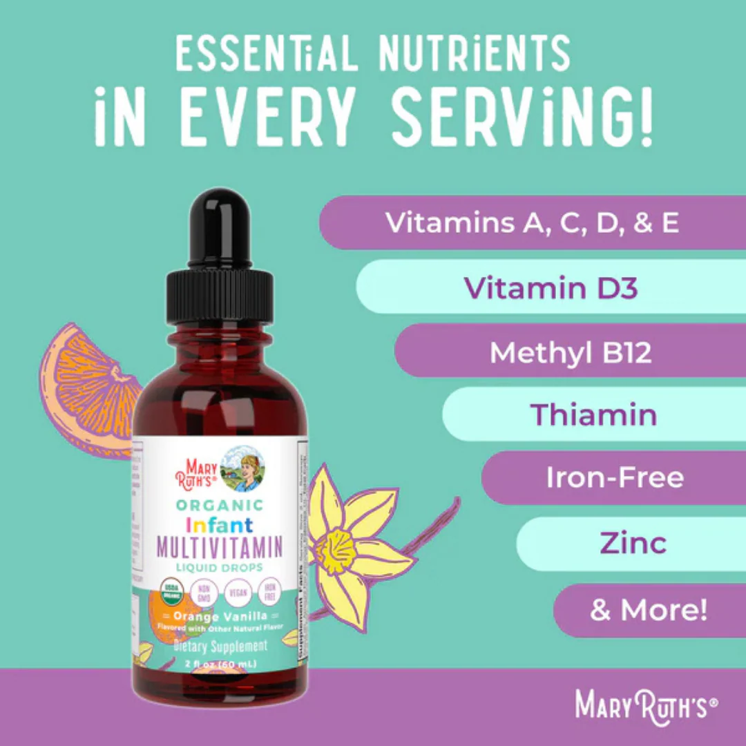 Infant Multivitamin Drops - Vanilla Orange - Image 4