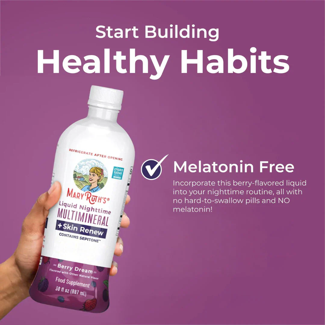 Liquid Nighttime Multimineral + Skin Renew - Berry - Image 2