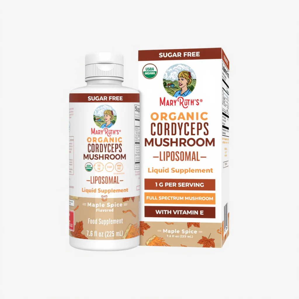 Organic Cordyceps Mushroom Liposomal - Maple Spice