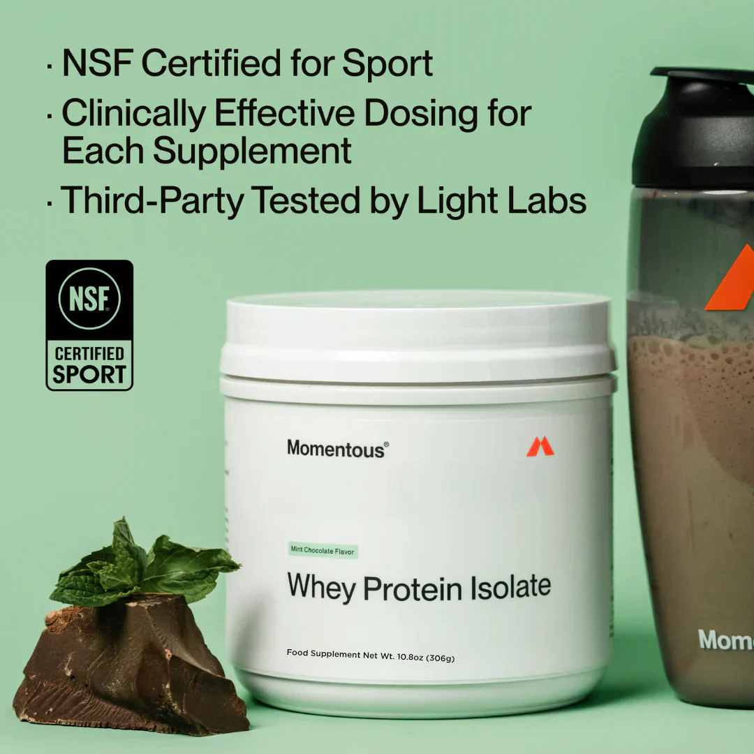 Grass-Fed Whey Protein Isolate Powder Tub - Limited Edition Mint Chocolate - Image 4