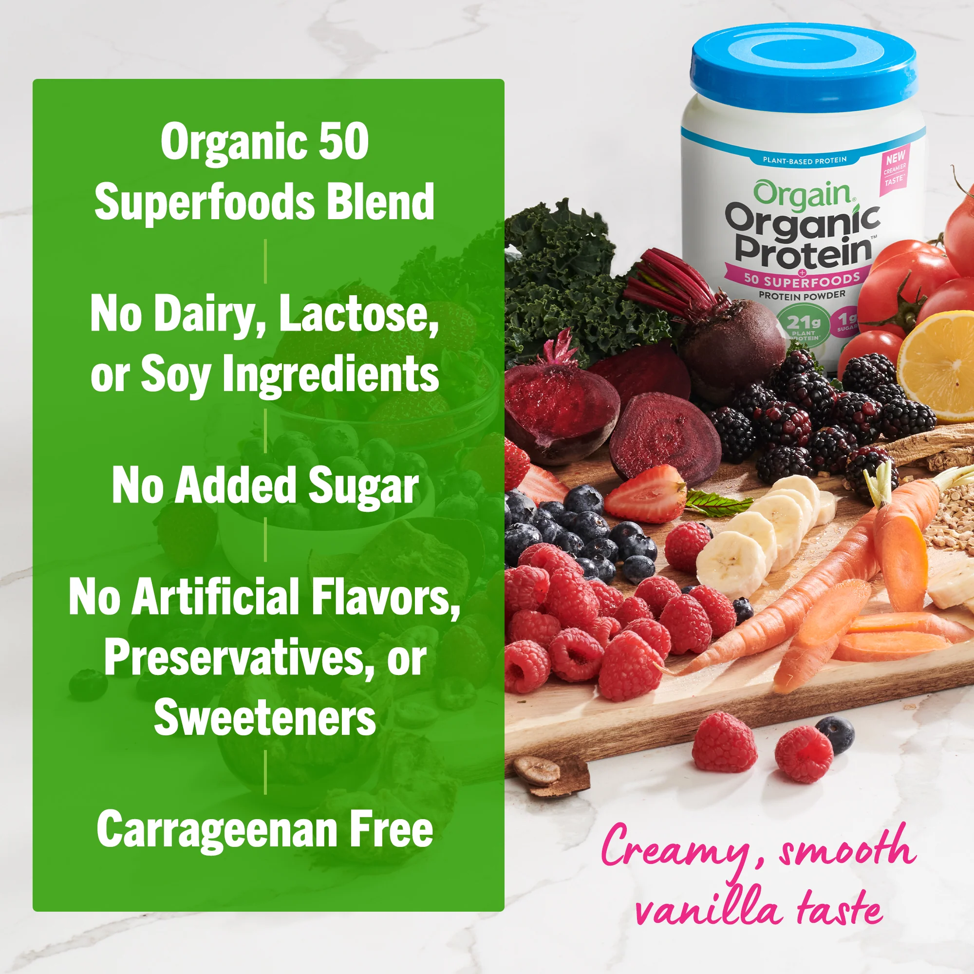 Organic Protein Powder - Chocolate - Image 10