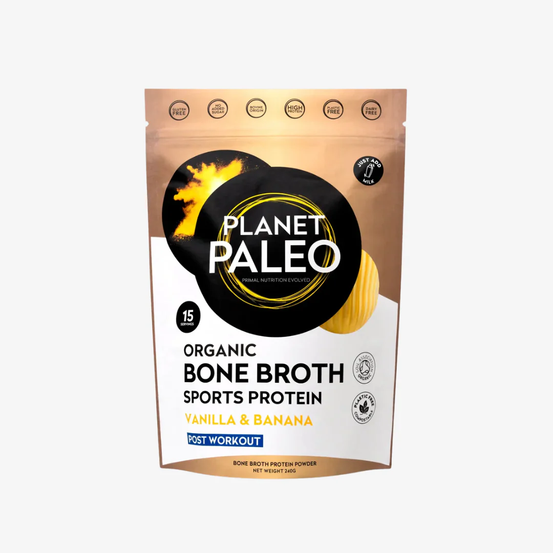 Organic Bone Broth Sport Protein - Vanilla & Banana