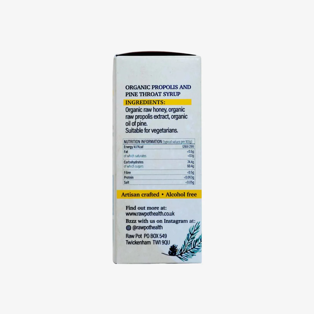 Organic Propolis and Pine Throat Syrup - Image 2