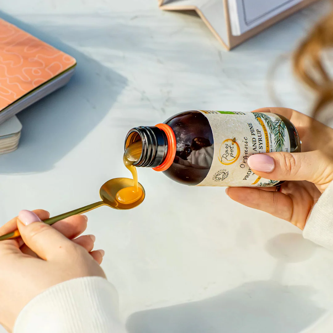 Organic Propolis and Pine Throat Syrup - Image 3