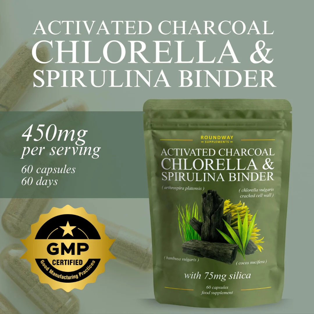 Activated Charcoal, Chlorella, Spirulina Binder - Image 2