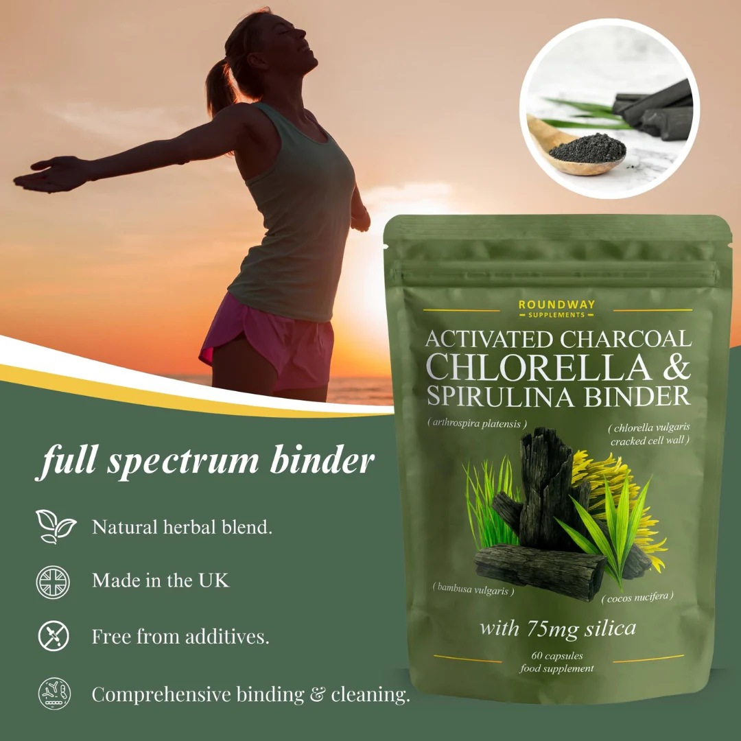 Activated Charcoal, Chlorella, Spirulina Binder - Image 3