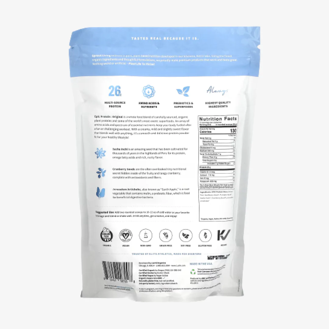 Epic Protein: Organic Plant Protein - Original - Image 5
