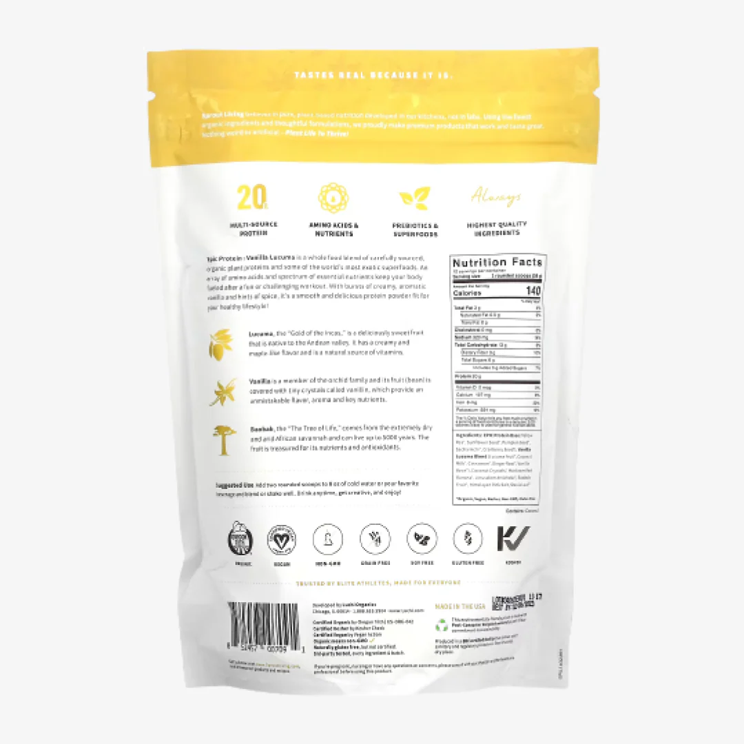 Epic Protein: Organic Plant Protein - Vanilla Lucuma - Image 6