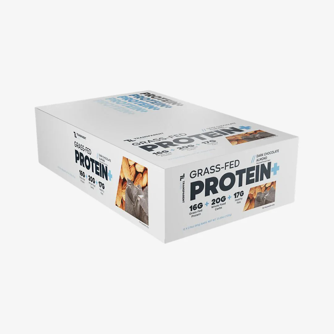 Grass-Fed Protein + Bars Dark Almond Chocolate - Image 2