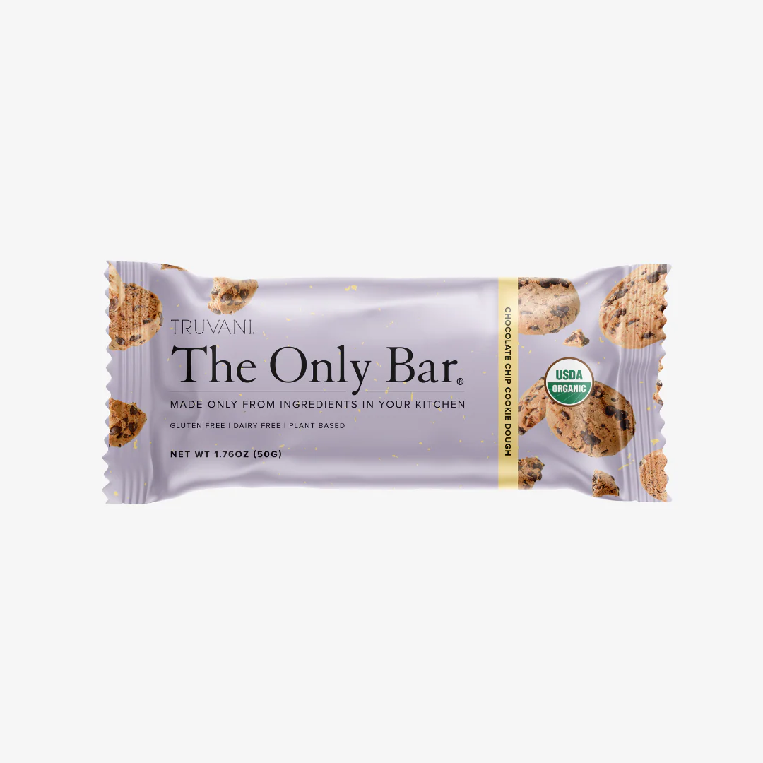 The Only Bar - Plant Based Organic Snack Bar - Chocolate Chip Cookie Dough