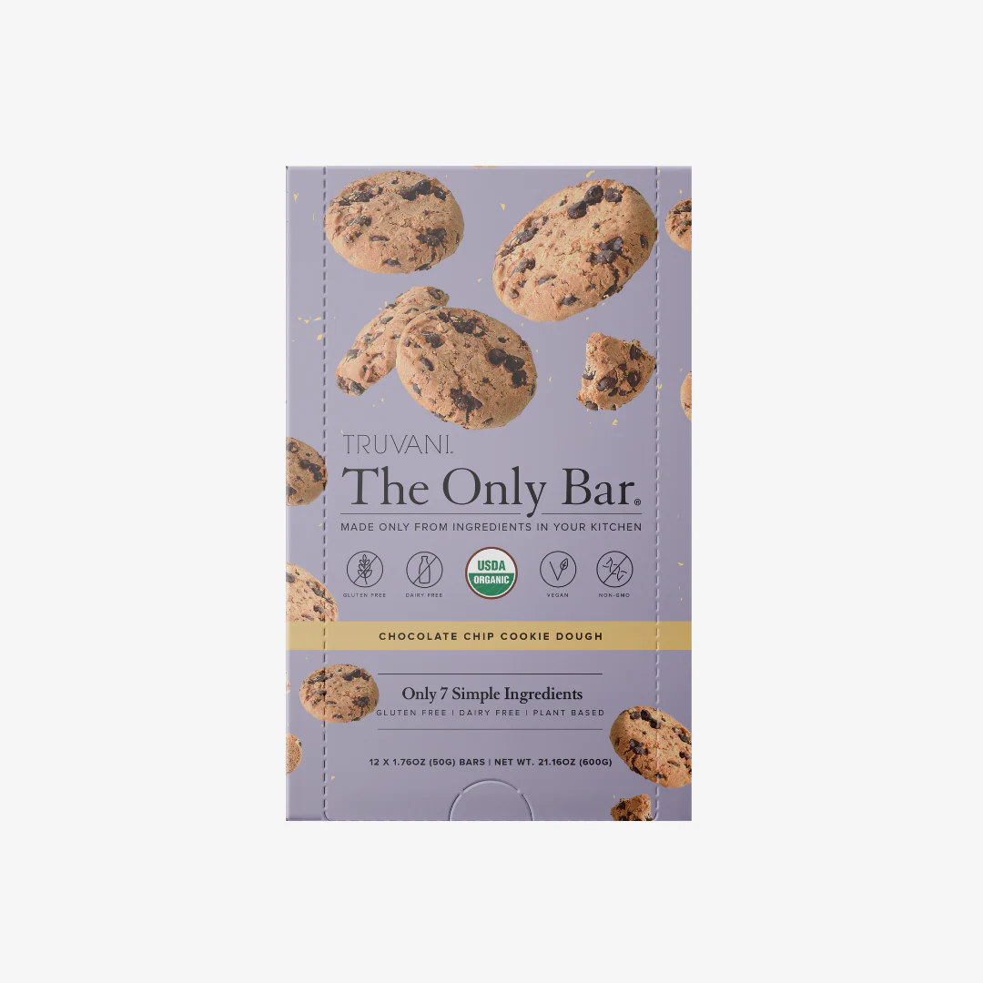 The Only Bar - Plant Based Organic Snack Bar - Chocolate Chip Cookie Dough - Image 2
