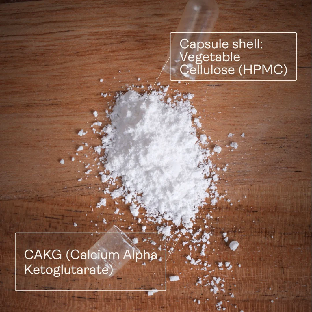 Calcium Alpha Keto-Glutarate (AKG) 500mg Capsules - Image 3